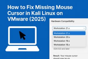 How to Fix Missing Mouse Cursor in Kali Linux on VMware (2025)